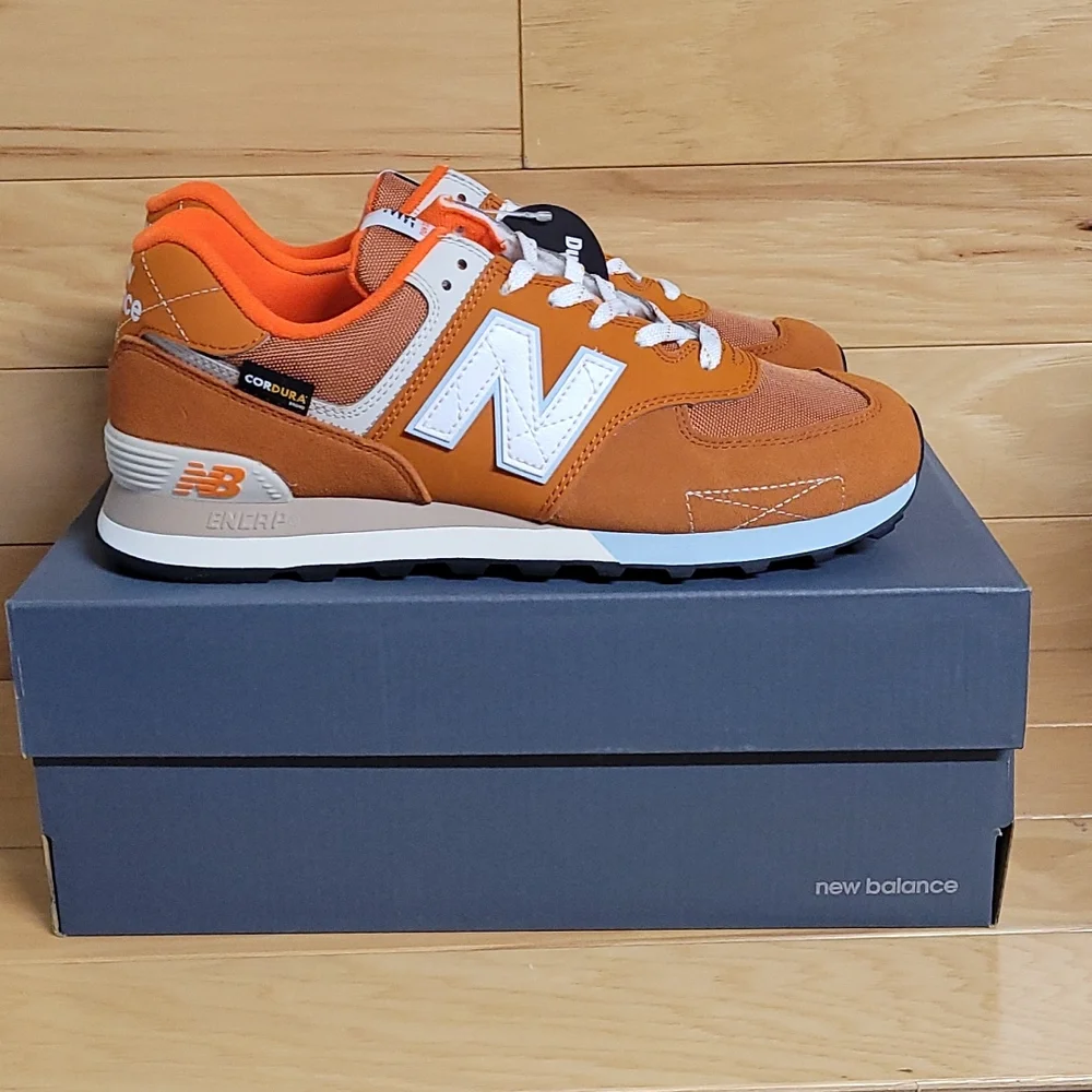 New Balance 574 Cordura Rust Morning Fog Orange Mens Shoe Sneaker ML574HS2 - Picture 13 of 13
